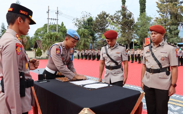 Dua Jabatan PJU Polres Batu Berganti