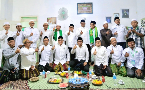 Anies dan Cak Imin Silaturahmi ke Pondok Pesantren Annuqayah Sumenep