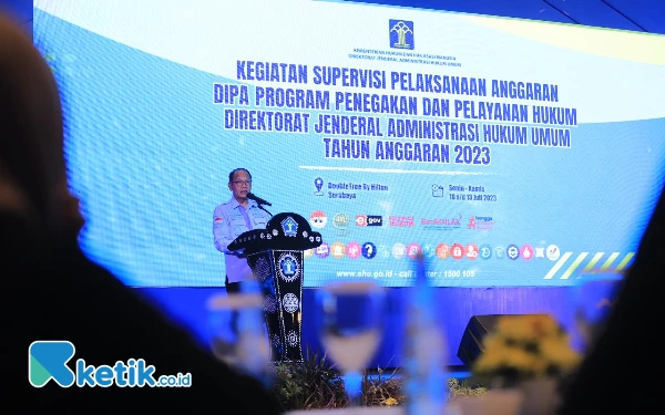 Ditjen AHU dan Kemenkumham Jatim Gelar Supervisi Pelaksanaan Anggaran DIPA