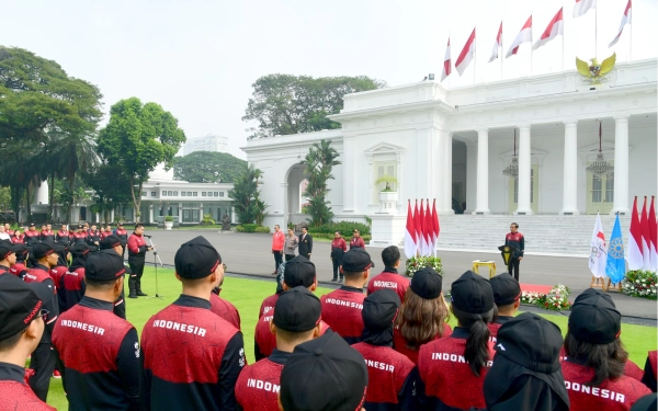 Lepas Kontingen Indonesia untuk SEA Games Kamboja, Jokowi: Hasil Harus Lebih Baik dari Sebelumnya!