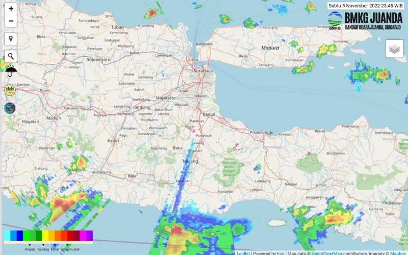 Waspada! Potensi Cuaca Ekstrem Jatim Masih Tinggi Sepekan ke Depan