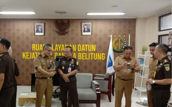 Thumbnail Berita - Selamatkan Aset, Kejati Bangka Belitung Layani Datun di Kantor Gubernur