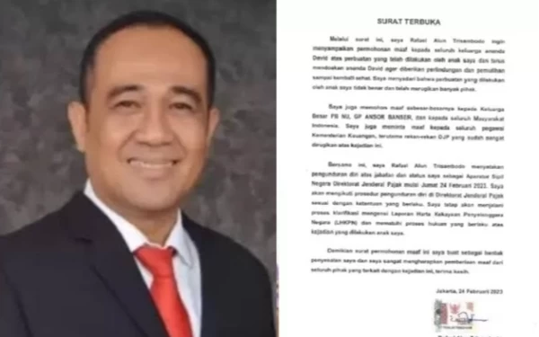 Kemenkeu Tolak Pengunduran Diri Ayah Mario