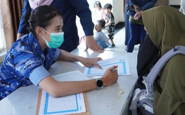 HUT TNI AU ke-77, RSAU dr. M. Salamun Bandung Sosialisasi Cegah Stunting