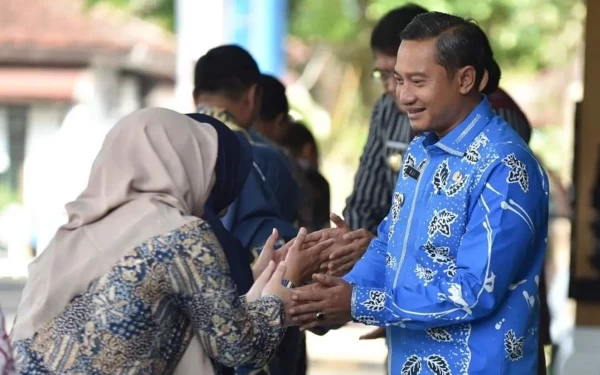 Momen Halalbihalal, Bupati Pacitan Minta Tingkatkan Etos Kerja