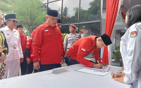 Komitmen Hattrick Pemilu 2024, PDIP Kota Madiun Targetkan 10 Kursi