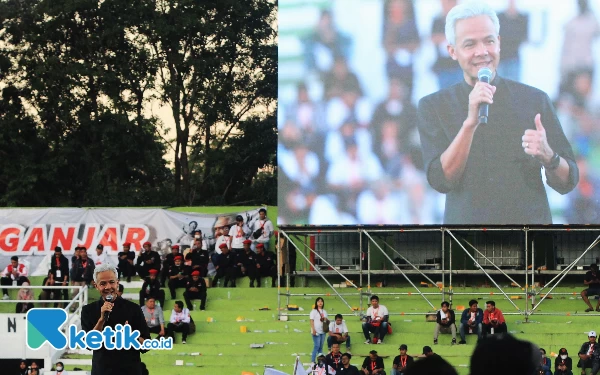 Deklarasi Dukungan Capres, Ganjar Tak Bicara Politik di Sidoarjo