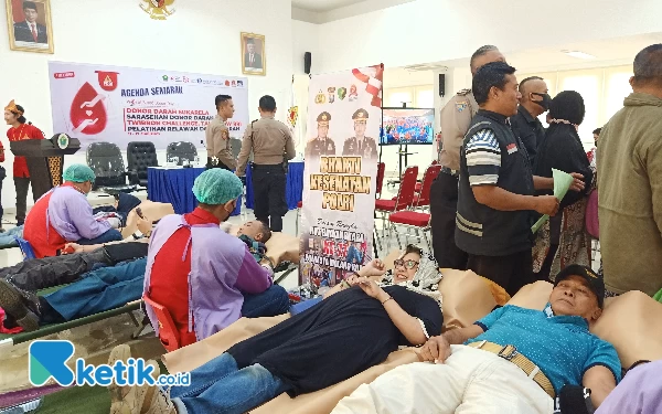 Thumbnail Hari Donor Darah Sedunia, Warga Kota Malang Sumbang 200 Kantong