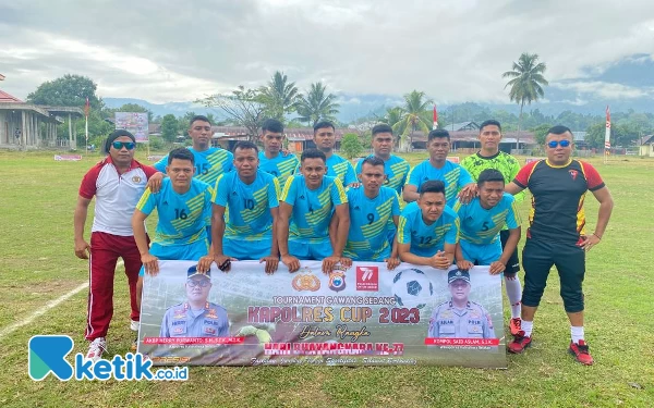 Thumbnail Berita - Tundukkan Sabhara Tombak FC 0-1, Fofato FC Juara Polres Cup VI Halmahera Selatan