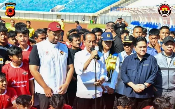 Thumbnail Berita - Presiden Jokowi ke Si Jalak Harupat, Ratusan Personil Gabungan Diterjunkan