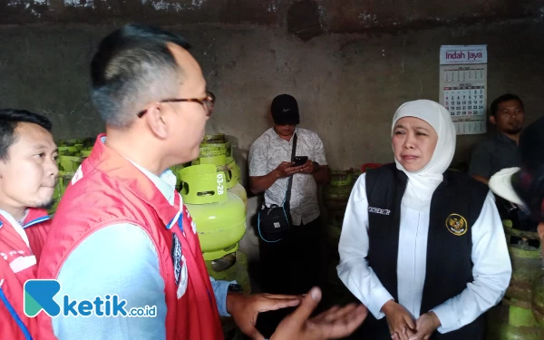 Gubernur Khofifah Minta ASN Tak Gunakan Elpiji 3 Kg