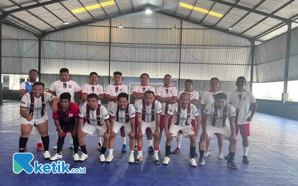 Thumbnail Berita - Pers Halsel FC Melaju ke Perempat Final Harita Fun Futsal