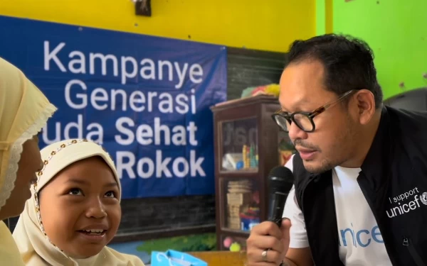 UNICEF Bersama Kemenkes RI Bertekad Jauhkan Anak dari Asap Rokok