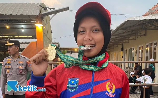 Syabila Kembali Sumbang Medali Bagi Kabupaten Probolinggo dari Berkuda