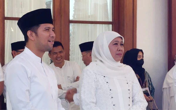 Dikonfirmasi Soal Timses Prabowo Subianto, Khofifah dan Emil Masih Malu-Malu