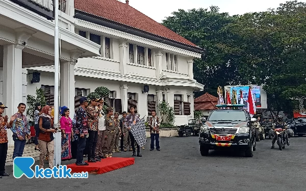 Dari Kota Malang, Kirab Pataka Jer Basuki Mawa Beya Diberangkatkan ke Kabupaten Malang