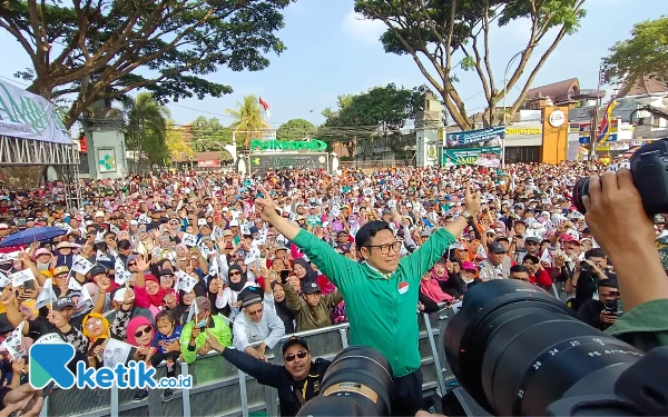 Thumbnail Sambangi Arek Malang, Cak Imin Gaungkan Semangat Perubahan