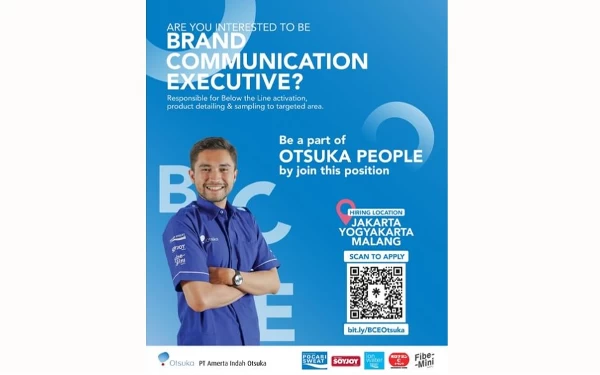 Thumbnail Berita - Kesempatan Langka, Otsuka Buka Lowongan Brand Communication, Buruan Daftar!