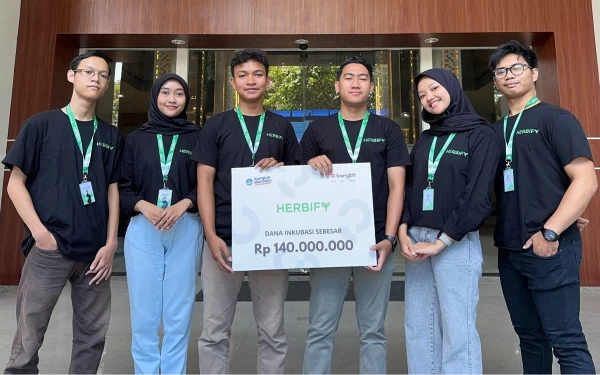 Herbify FTP UB Raih Rp 140 Juta dari Bangkit Academy 2023