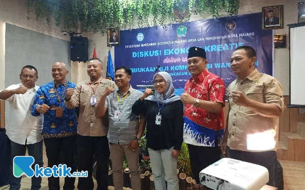 PWI Malang Raya Gelar UKW, Diawali dengan Diskusi Ekonomi Kreatif