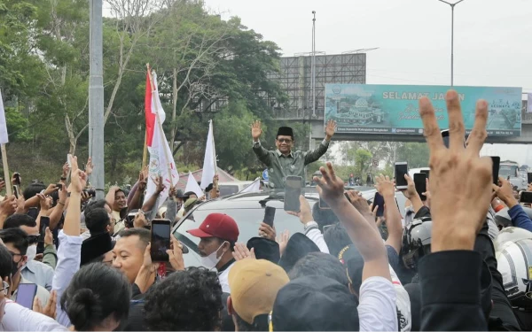 Kunjungi Tanah Kelahirannya, Mahfud MD Minta Para Pendukung Jaga Kondusifitas di Madura