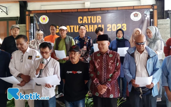 Lewat Catur Silaturahmi, Parpol di Kota Batu Komitmen Ciptakan Pemilu Damai 2024