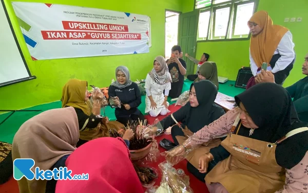 PHE TEJ Gelar Upskilling UMKM Produk Lele Asap Desa Bulurejo Rengel Tuban