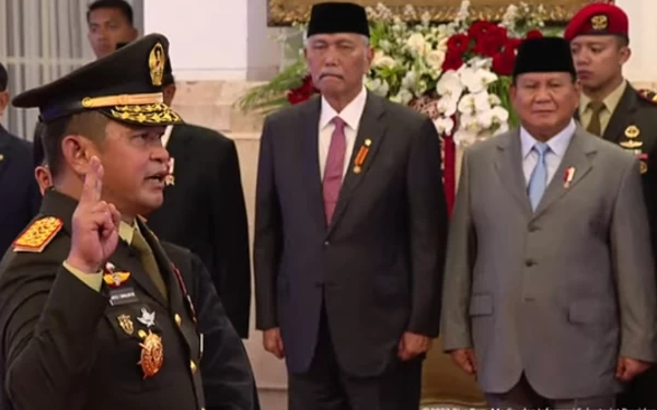 Thumbnail Maruli Simanjuntak saat menyampaikan sumpah jabatan di hadapan Presiden Jokowi. (Foto: Youtube Sekretariat Kabinet)