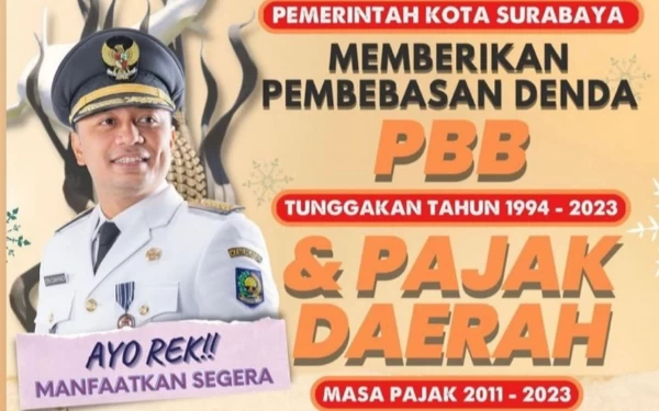 Thumbnail Berita - Sambut Hari Ibu, Pemkot Surabaya Bebaskan Denda PBB-Pajak Daerah 2023