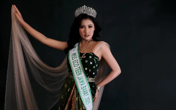 Thumbnail Resolusi Tahun Baru Khanza Indra Ramadhani, Miss Eco Teen Jabar 2023