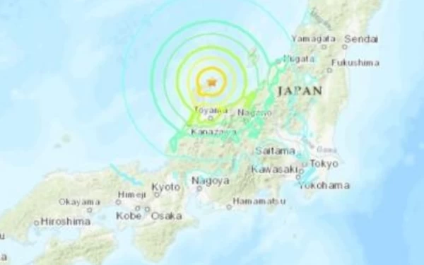 Jepang Diguncang Gempa M 7,4, Peringatan Tsunami 5 Meter