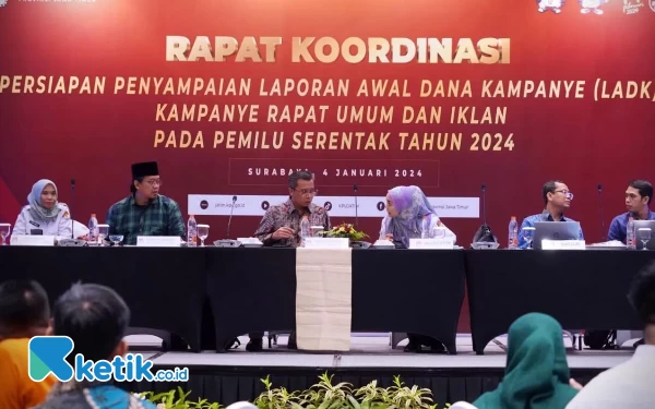 Thumbnail KPU Jatim Ancam Coret Parpol dan Calon DPD RI Jika Tidak Laporkan Dana Kampanye