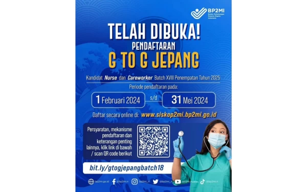 Thumbnail Berita - Program G to G Dibuka, Ambil Peluang Jadi Nurse dan Careworker di Jepang!