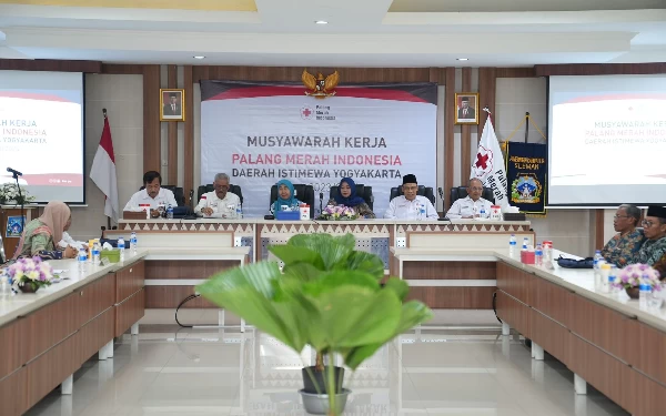 Thumbnail Sleman Jadi Tuan Rumah Musyawarah Kerja PMI DI Yogyakarta