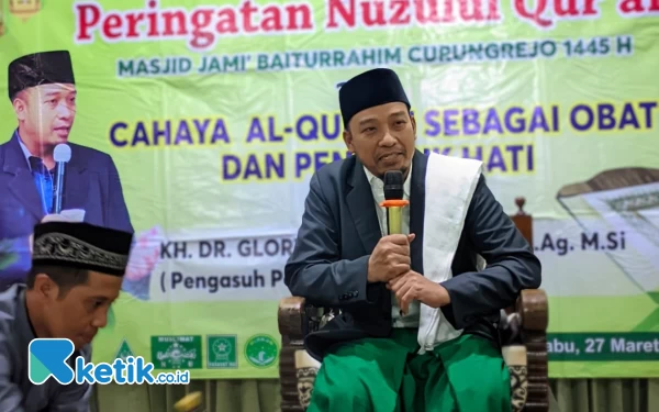 Thumbnail Berita - Peringati Nuzulul Quran, Masjid Jamik Baiturrahim Kepanjen Hadirkan Mubaligh dari Bali