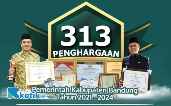 Thumbnail Berita - Bupati DS Beri Kado 313 Penghargaan di Hari Jadi ke-383 Kabupaten Bandung