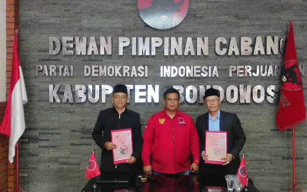 Tiga Kandidat Kepala Daerah Berebut Rekom PDIP Bondowoso