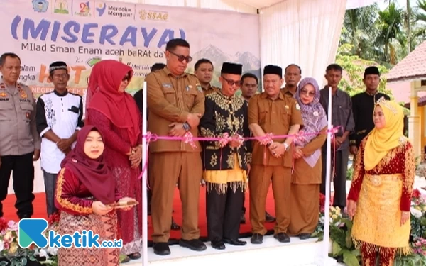 Thumbnail Berita - Penampilan Seni dan Olahraga Meriahkan Milad ke-21 SMAN 6 Abdya