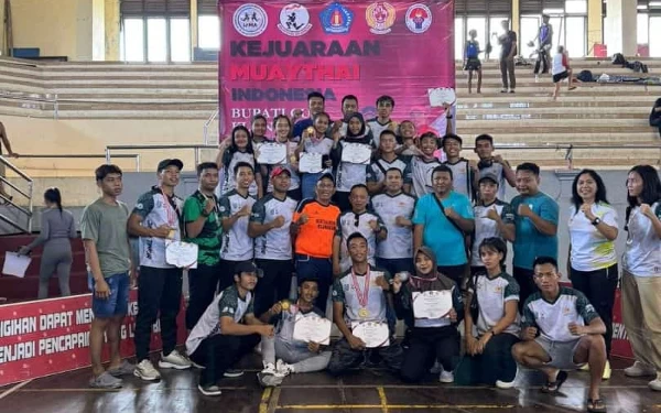 Bangga! Muaythai Jatim Raih 7 Medali Emas di Bupati Klungkung Cup