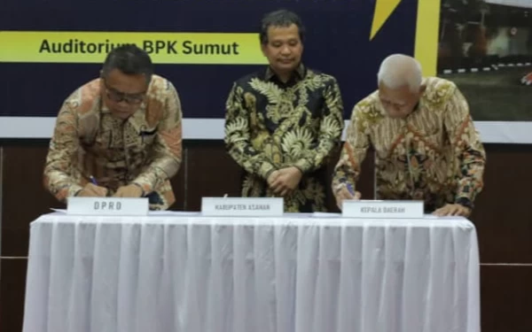 Bupati Asahan Terima LKPD 2023 dari BPK Sumut, Sabet WTP 7 Kali Beruntun