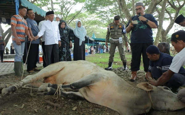 Idul Adha 1445 H, Pemkab Asahan Sembelih 113 Hewan Kurban