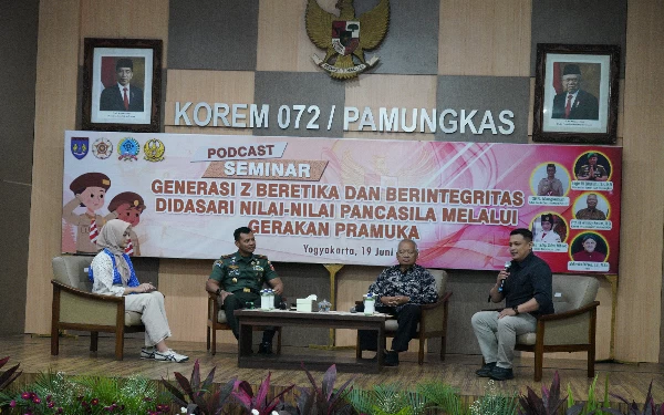 Pesan Penting Danrem 072/Pamungkas untuk GenZ Yogyakarta: Medsos Medan Perang Asimetris!