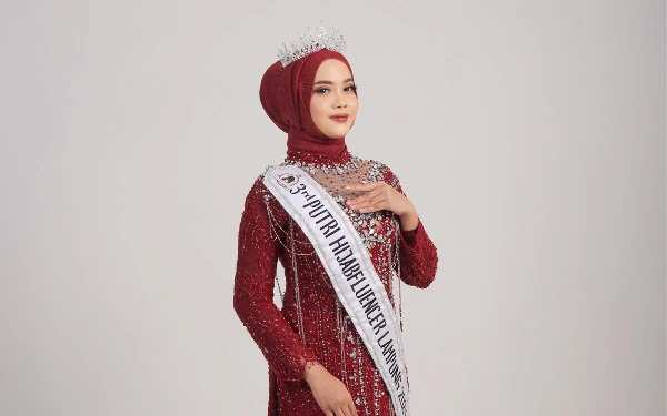 Foto Potret Dara Fortuna, RU 3 Putri Hijabfluencer Lampung 2024 tampil cantik (Foto: dok. pribadi)