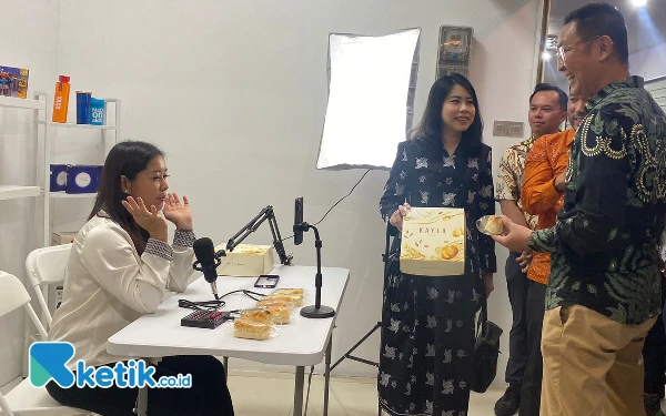 Foto Salah satu ruangan live stream di Blite Expo 2024. (Foto: Shinta Miranda/Ketik.co.id)