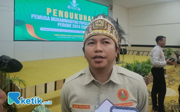 Foto Najih Prastiyo, Sekretaris Jenderal (Sekjen), Pimpinan Pusat Pemuda Muhamadiyah. Foto Zaid Kilwo