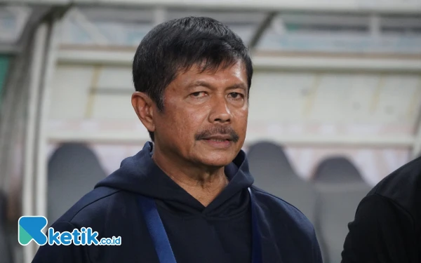 Foto Pelatih Timnas Indonesia U-19 Indra Sjafri, Senin (22/7/2024). (Foto: Khaesar/Ketik.co.id)