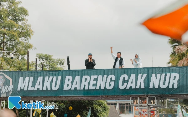 Mlaku Bareng Cak Nur, Sinyal PKB-Gerindra Bersatu di Pilkada Kota Batu