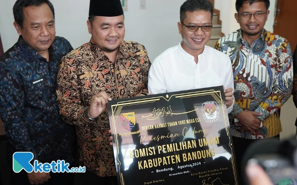 Gedung Baru KPU Kab Bandung Diresmikan, Bupati: Simbol Komitmen Tingkatkan Kualitas Demokrasi