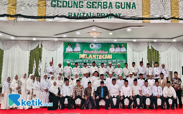 Foto Jajaran PW IPHI Sumut foto bersama dengan pengurus PD IPHI Labuhanbatu, pengurus MTP IPHI serta pengurus PC IPHI kecamatan se-Labuhanbatu. (Foto: Joko/Ketik.co.id)