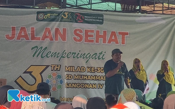 Foto Ketua panitia peringatan Milad ke-30 SD Muhammadiyah Sangonan IV Sleman
Agung Waluyo, (Foto: Fajar Rianto/Ketik.co.id)